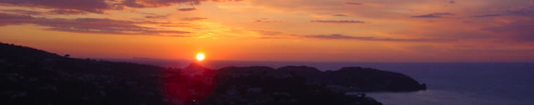 Tramonto dall'hotel Villa Fiorentina
